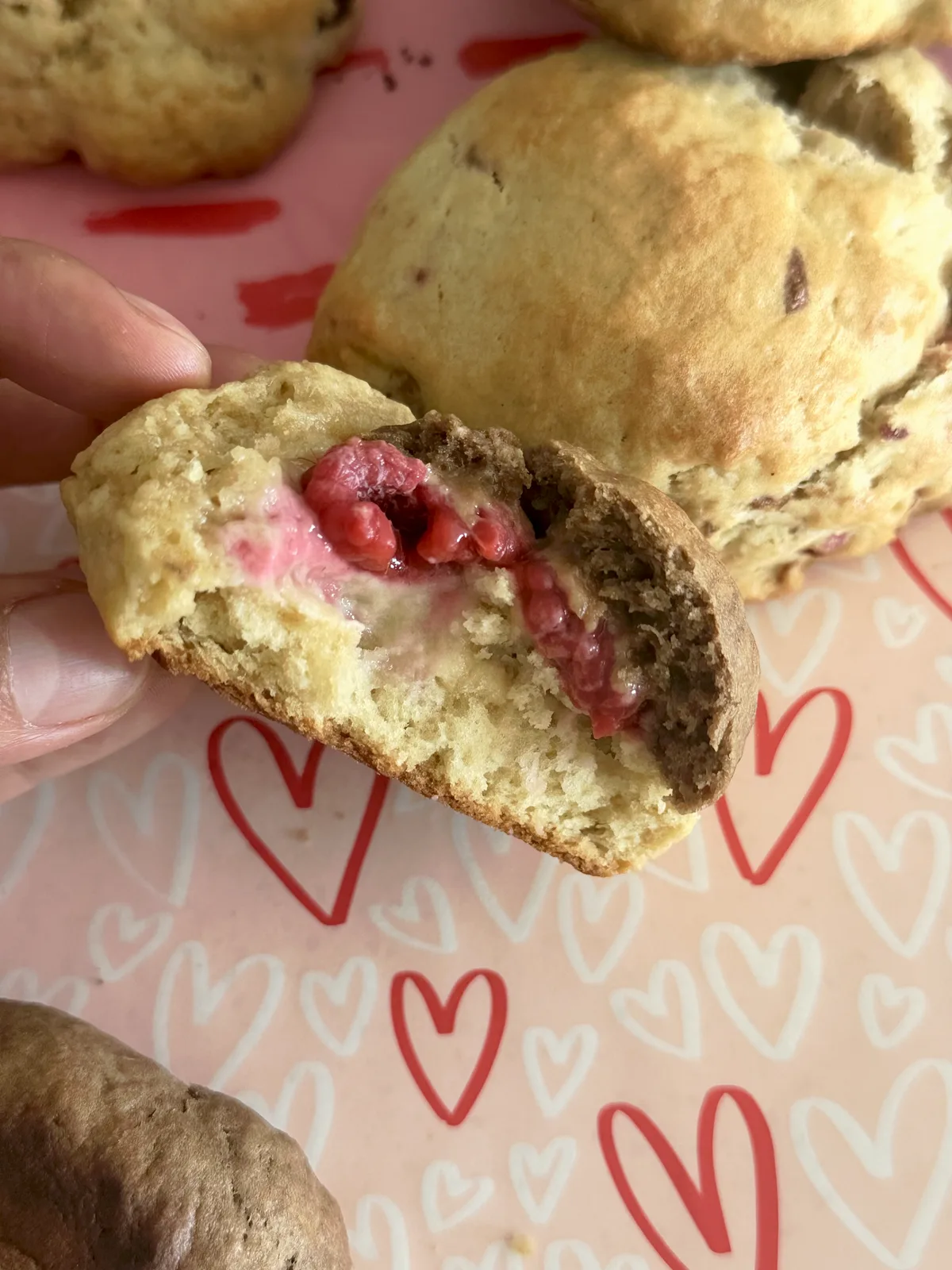 Bicolor con Frambuesa